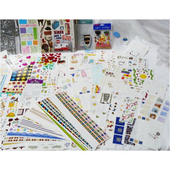 HUGE LOT Craft Crafting Scrapbooking Supplies Mixed Media Embellishments, 3 lbs - Picture 6 of 9